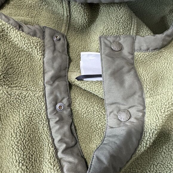The North Face Men's L Carbondale 1/4 Snap Pullover Fleece Jacket - Olive - Picture 6 of 16